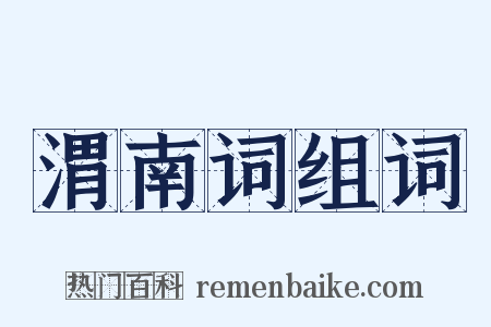 渭南词组词是什么意思的图片